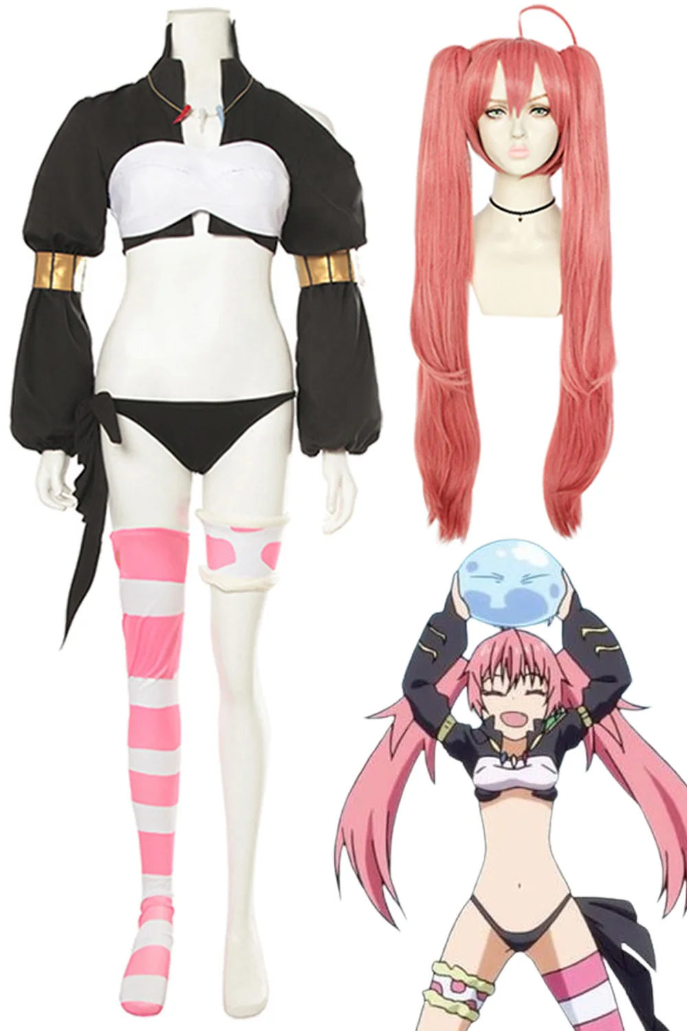 Женский костюм для косплея Milim Nava из аниме тот раз получила взрослых женский