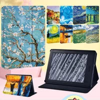 painted pattern tablet cover case for ereader kindle 8th gen10th genpaperwhite 12345 high quality shockproof folio shell