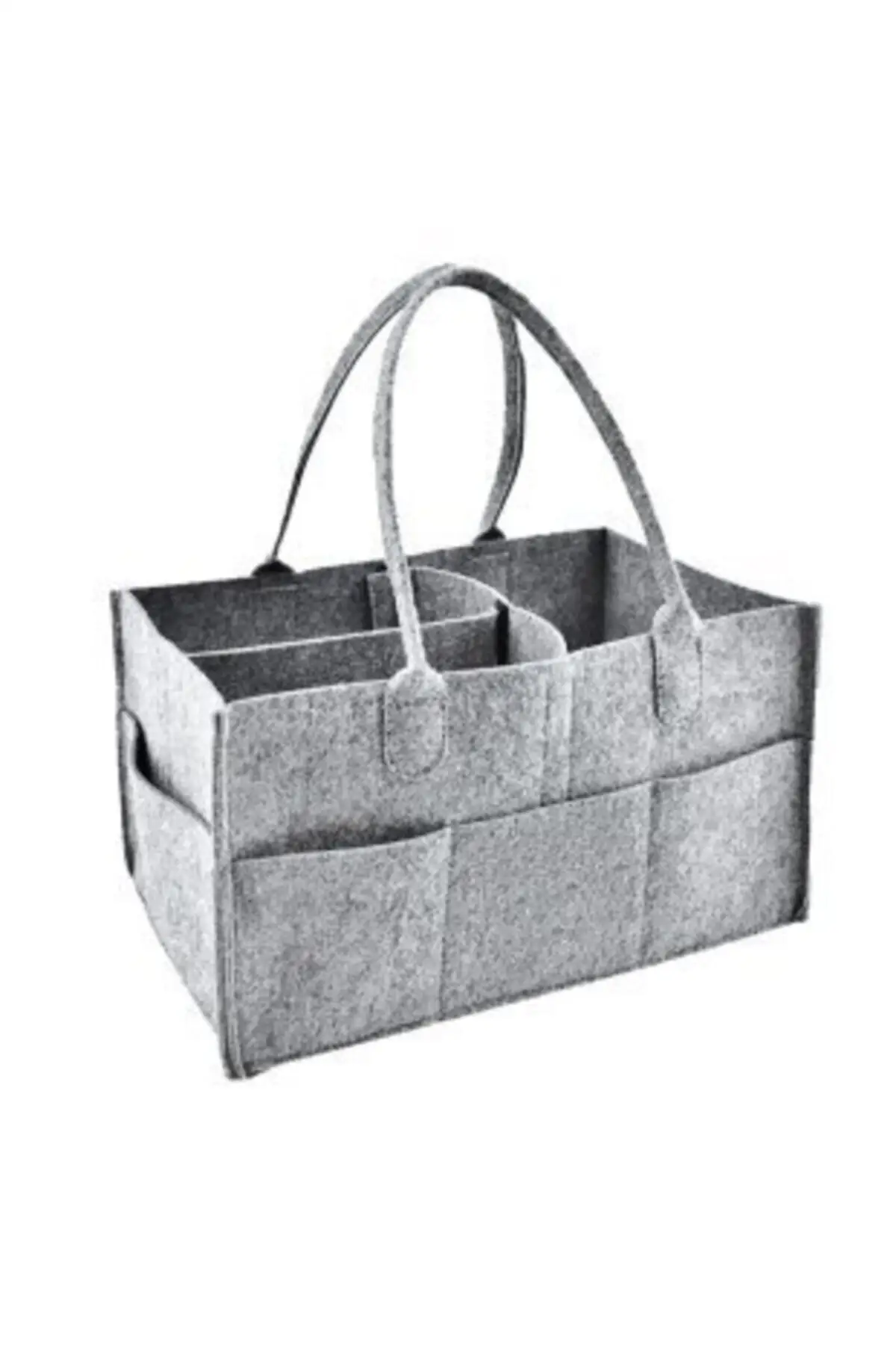 Felt Mother Baby Care Bag Organizer - Grey Portable  Useful  Light
