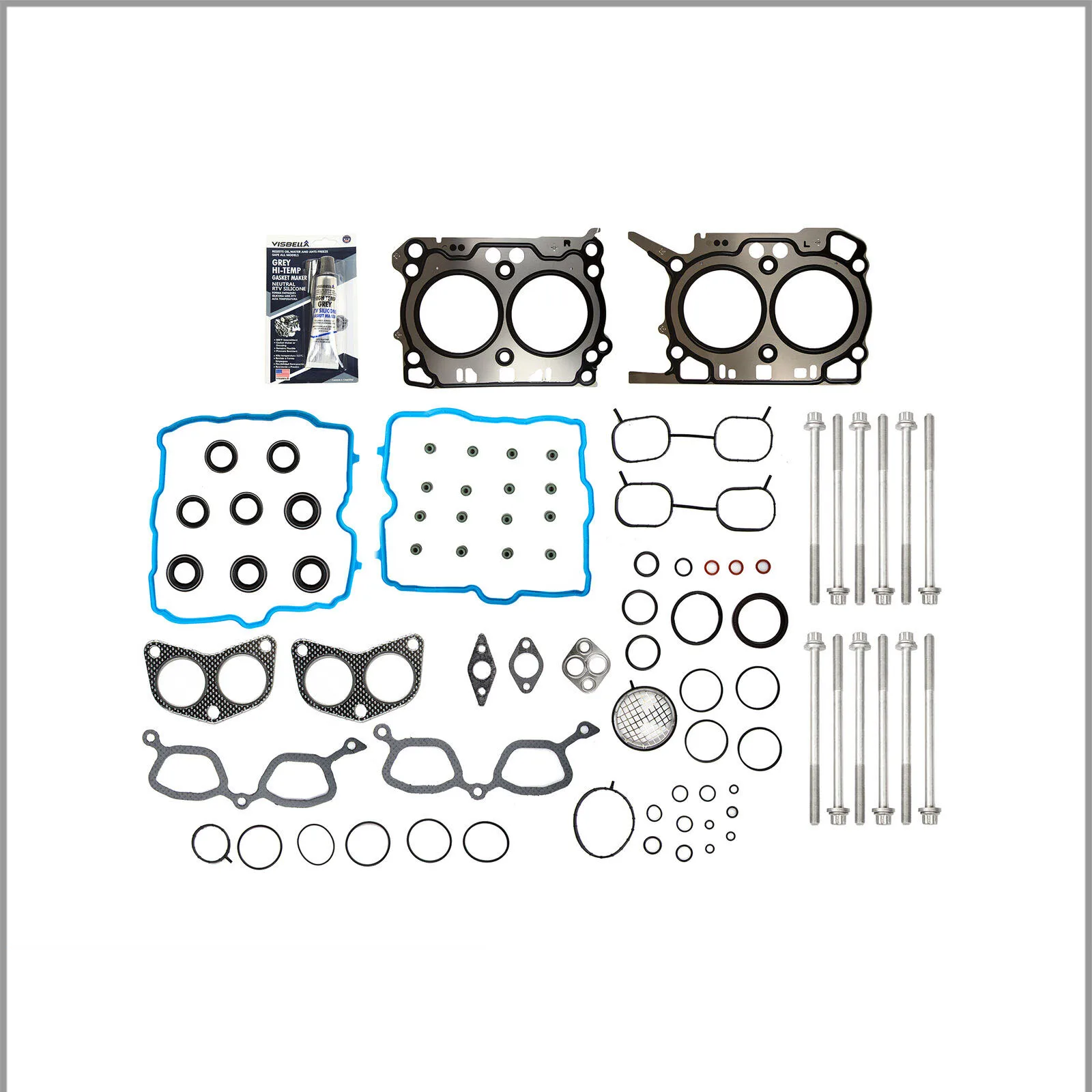 

Головка болты прокладки Fit 11-15 Subaru Forester Outback Legacy л DOHC