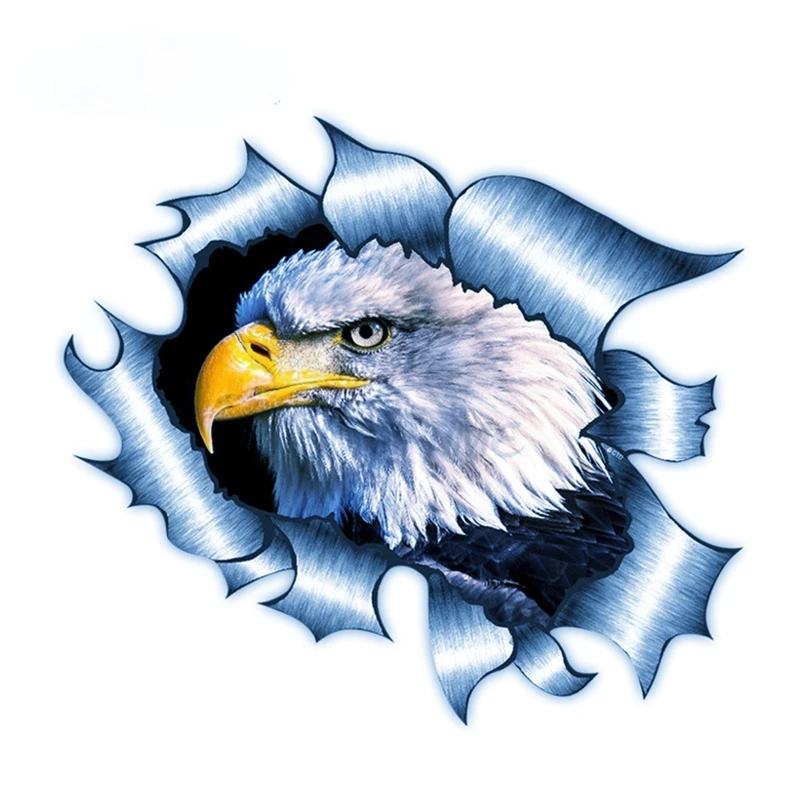 

Decals Exterior Accessories American Flag Bald Eagle Car Sticker Automobiles Motorcycles PVC