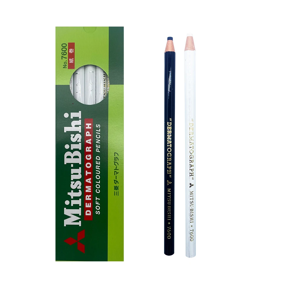 Colored Pencil Dermatograph K7600 Oil-based Paper Wrapped For Tattoo Eyebrow Marker Paint Pencil