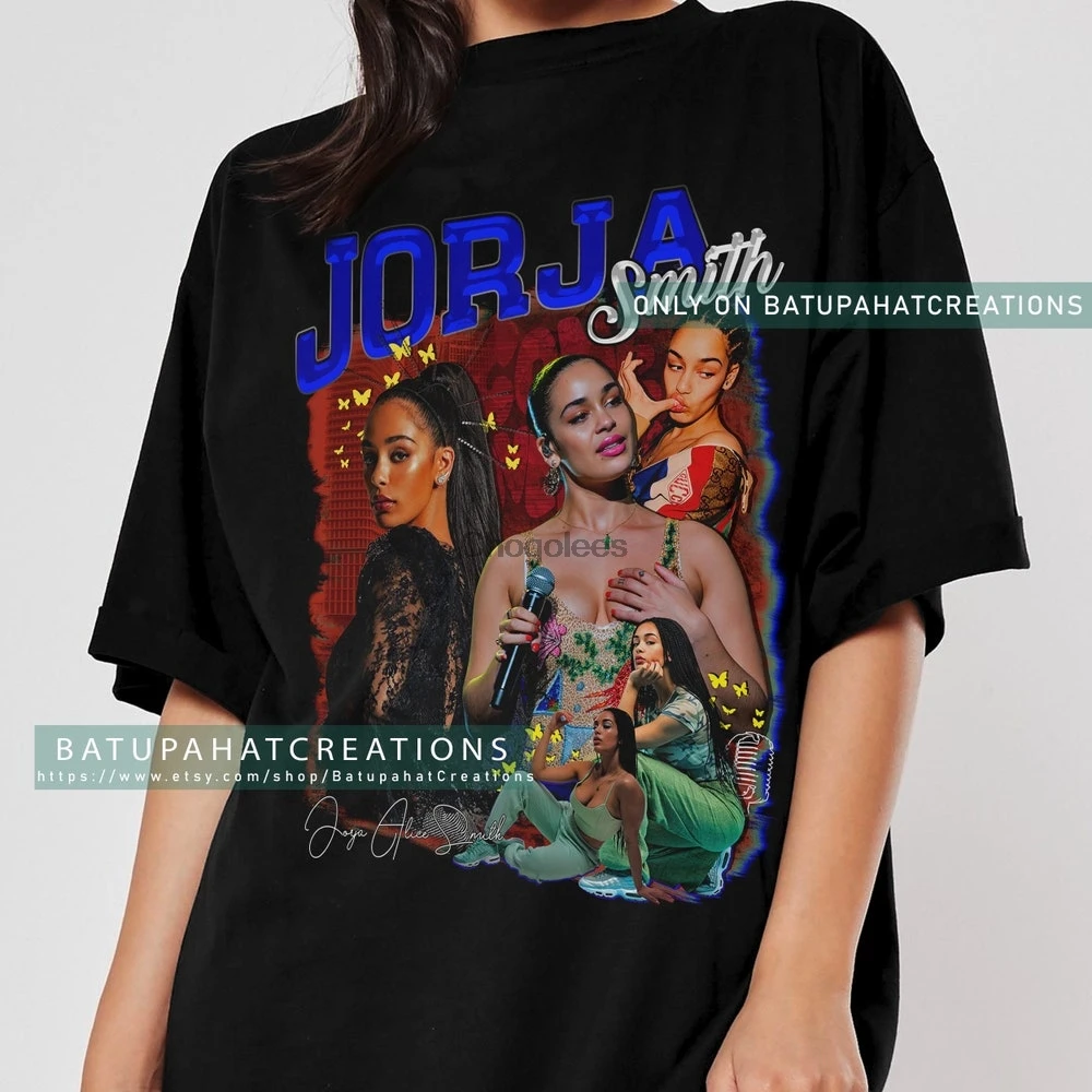 Футболка Jorja Smith футболка певицы в стиле хип-хоп RnB винтажная Толстовка UVS40 - купить