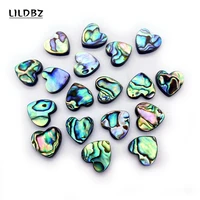 2pcsbag natural abalone shell beads 10mm12mm abalone heart shaped loose beads making diy necklace bracelet earring accessories