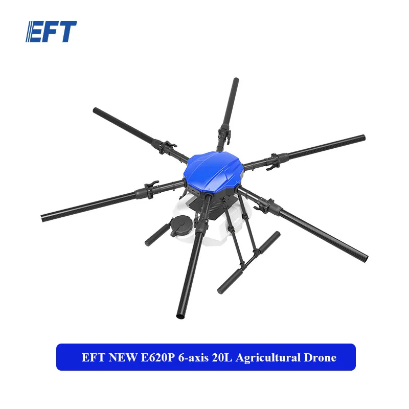 

2022 New Products EFT E620P Agricultural Drone Sprayer X9 Motor Remote Control Helicopter Pesticide Spraying Aircraft