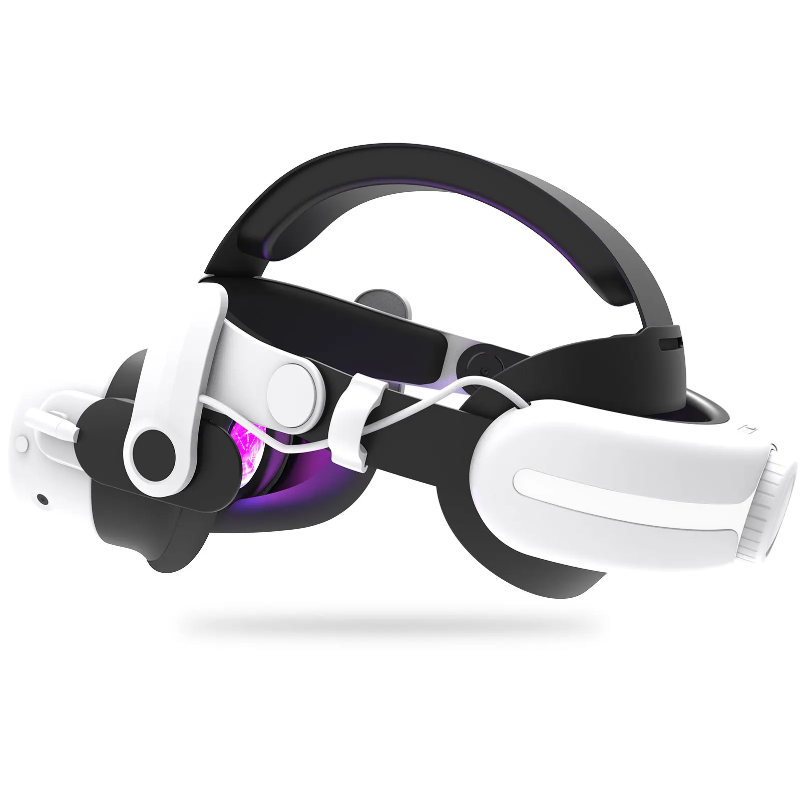 Фото Для Oculus/Meta Quest 3/3s 12000 мАч Ремешок на голову с аккумулятором VR Аксессуар Расширенное время игр Регулируемый комфортный дизайн №4