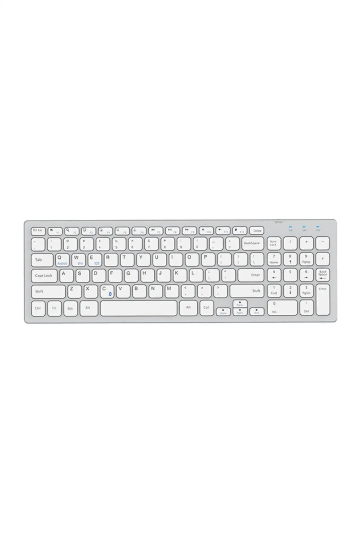 

Kb-80w White/silver 2.4ghz Ultra Slim Q Wireless Keyboard