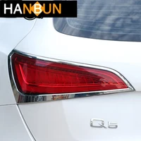 car accessories abs chrome exterior taillight cover after light lamp trims protector frame 2pcs for audi q5 2013 2014 2015 2016