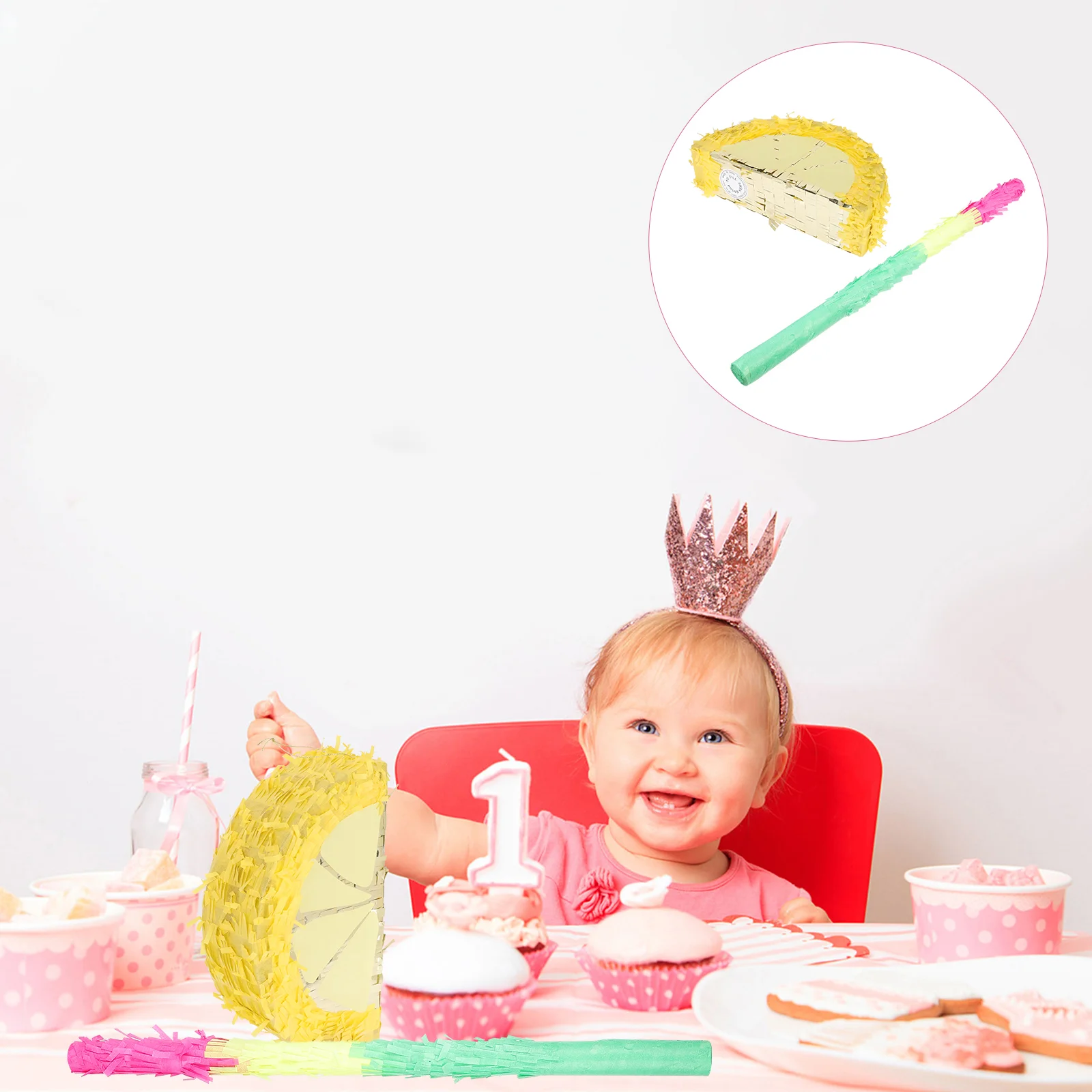 

1 Набор, украшения для летней вечеринки, с рисунком лимона