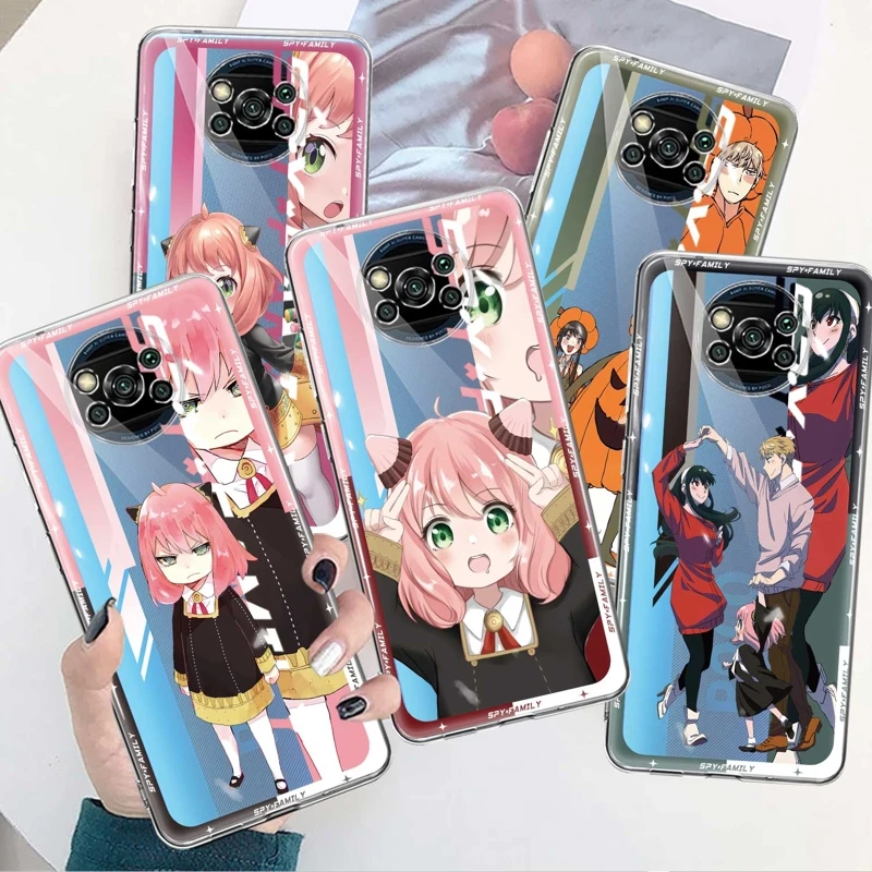 

Funda Case SPY×FAMILY Anime Twilight Anya Forger For Xiaomi Mi 11 Lite 12T Pro 13 M5 11T 5G POCO X3 NFC M5s Note 10 9T 10T