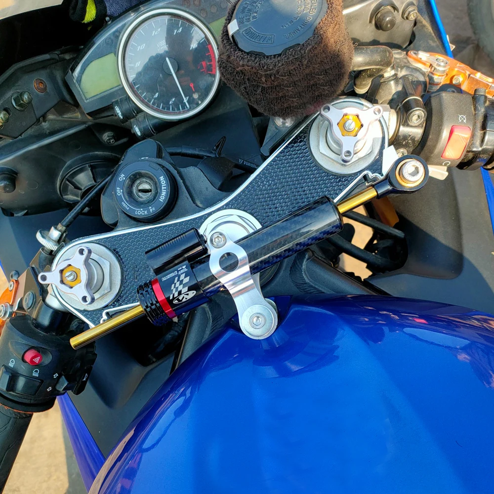 Новинка 2009 2010 кронштейн-Стабилизатор рулевого демпфера для мотоцикла линейное