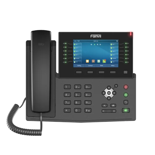 

High-End Enterprise IP Phones Fanvil X7C 20 SIP Lines 5-inch Color Screen Rich Function VoIP SIP Phone support WiFi POE