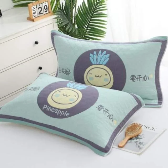 Бытовая одиночная одна пара хлопчатобумажной одежды наволочка из чистого хлопка