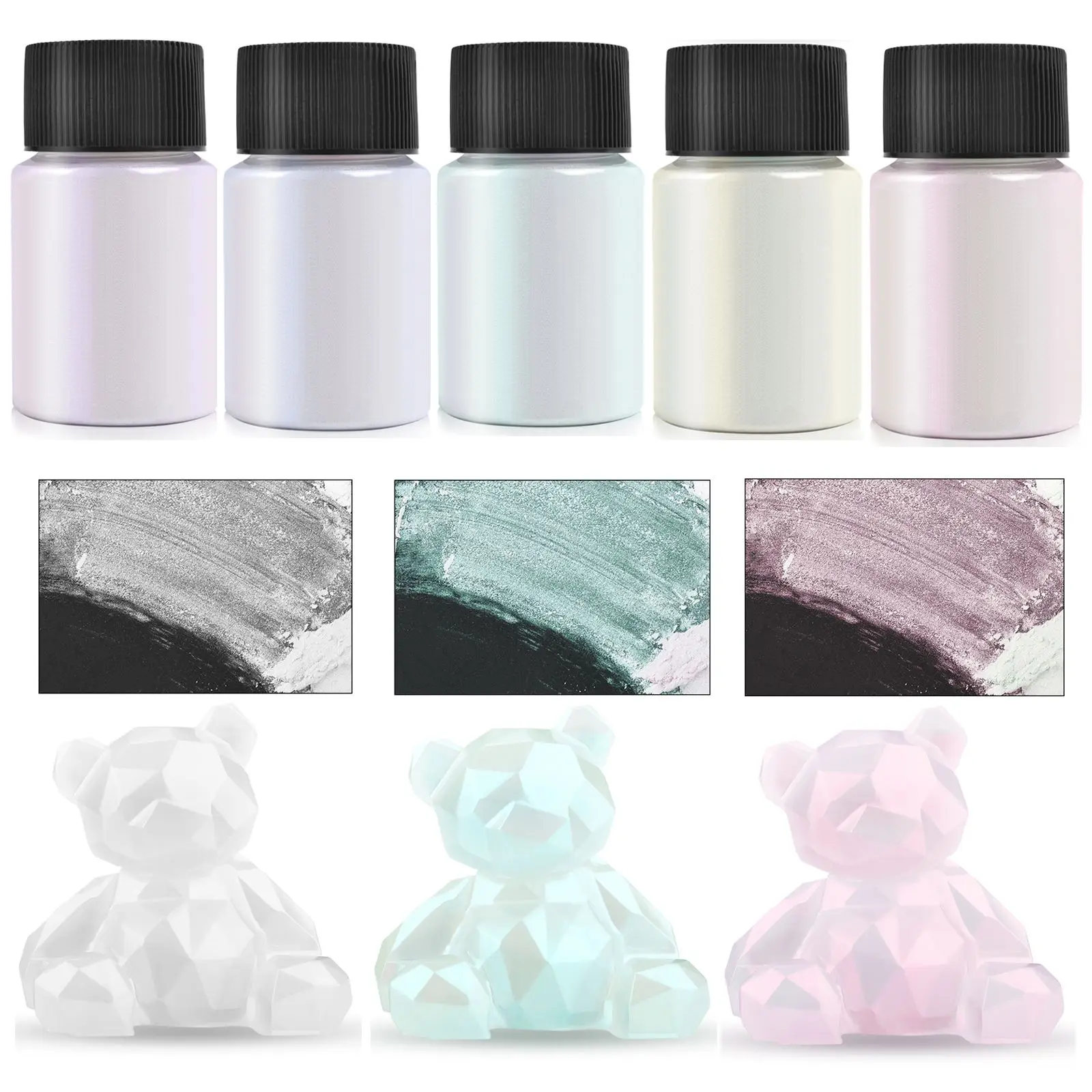 10g Chameleon Powder Resin Pigment Glitter Mica Powder Epoxy Resin Dye Makeup Nail Art Decoration Jewelry Making Supplies