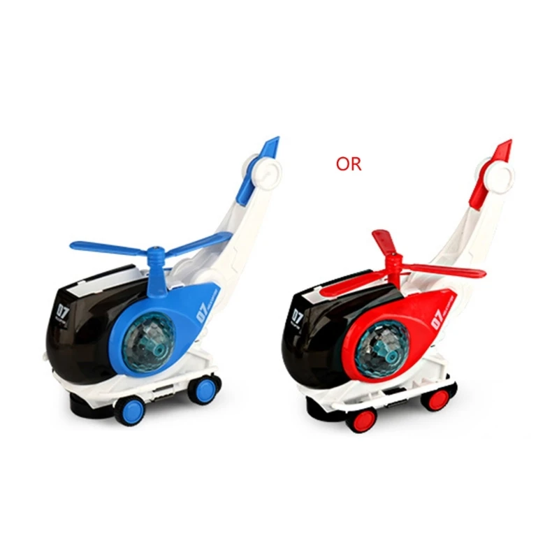 

N80C Electric Stunt Car Plane Car Toy Rotating Car Toy Helicopter Car Toy Universal Driving Crawling Toy For Babies