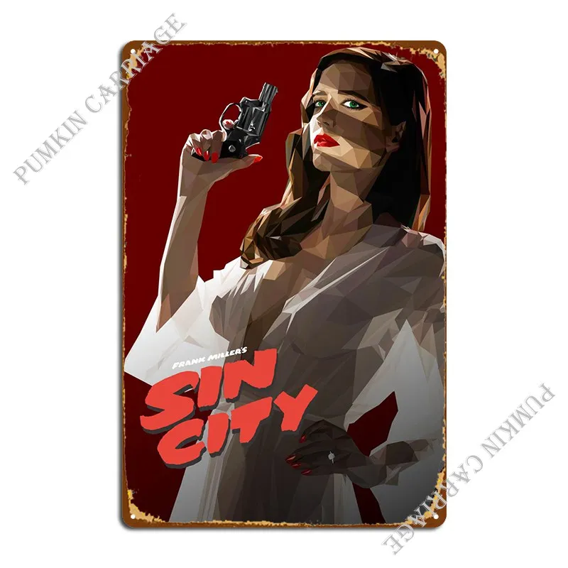 Металлический знак Sin City, украшение для кухни, Настенный декор, Настенная роспись на заказ, жестяной знак, плакат