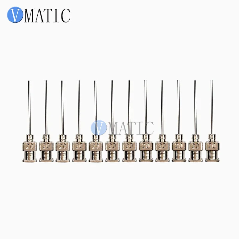 

Free Shipping 12Pcs 1 Inch Stainless Steel Needle Tip 20G Metal Needle
