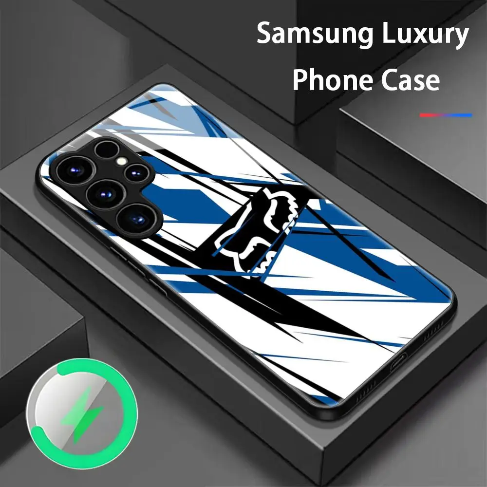 Фото Крутой чехол для телефона R-Racing для Samsung S26 S25 S24 S23 S22 S21 S20 Plus F-FoXES-S Ultra Glass Magnetic Case №2
