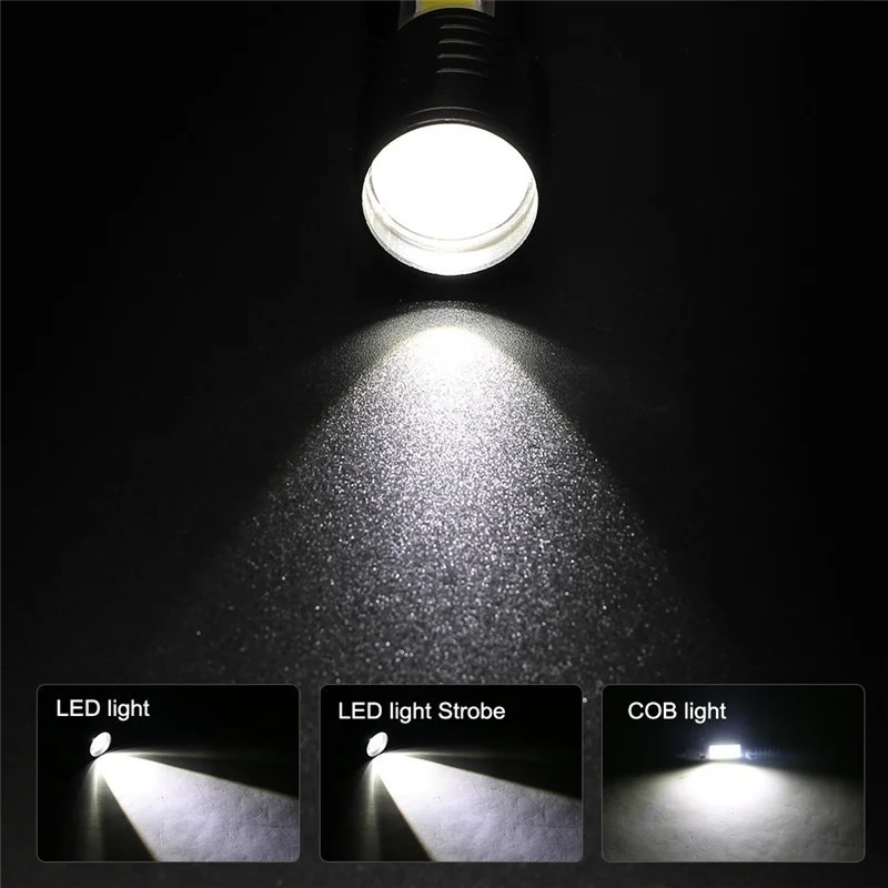 Встроенная батарея XP-G Q5 Zoom Focus Mini Led Flash светильник фонарик 2000 люмен регулируемая