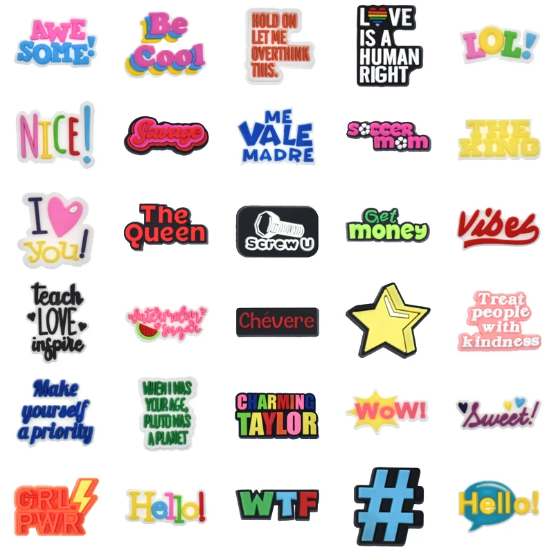 

Kids Girl Summer Shoe Charms Decorations Xmas Gifts Designer Shoes Accessories for Croc Charm Women for Crocs Charms Pins Jeans