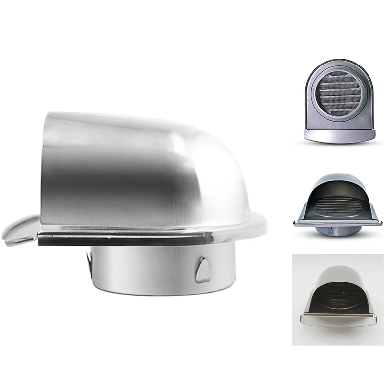 

Promotion! Waterproof Stainless Steel Vent Vent Hood Anti-Corrosion Exhaust Extractor for Wall Air Outlet Cover