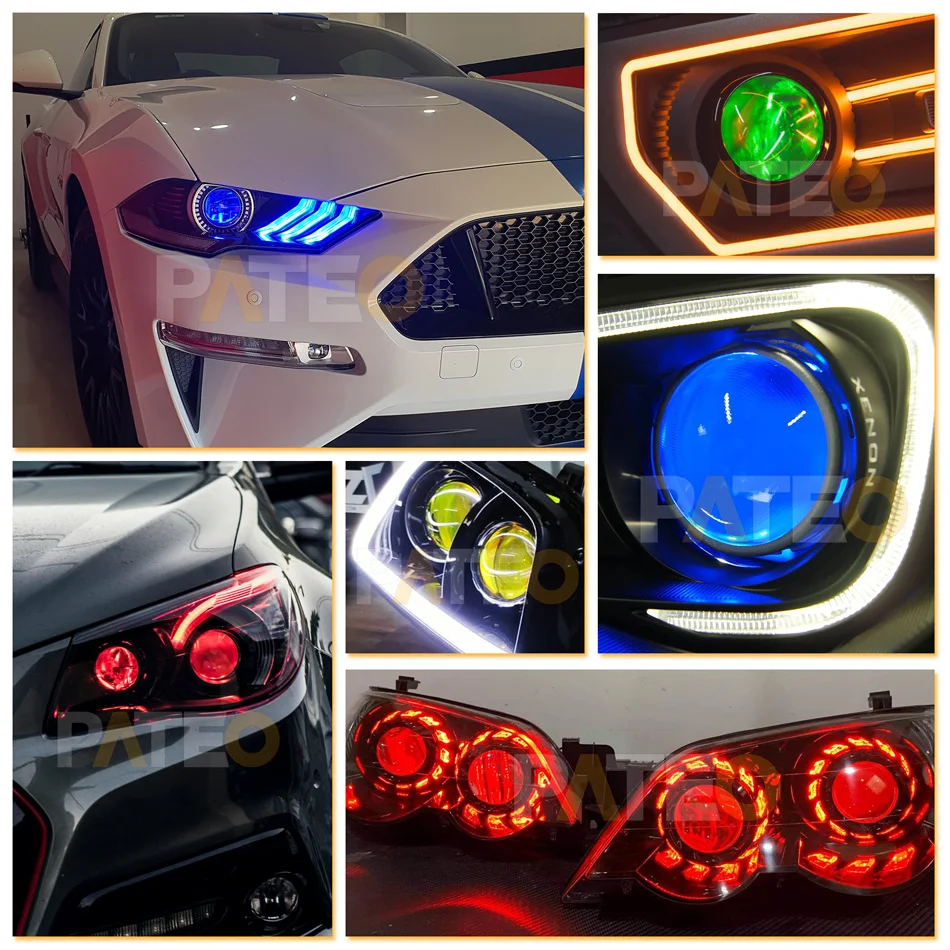 Светодиодный дьявол Демон злые глаза RGB многоцветный Bluetooth-Совместимый