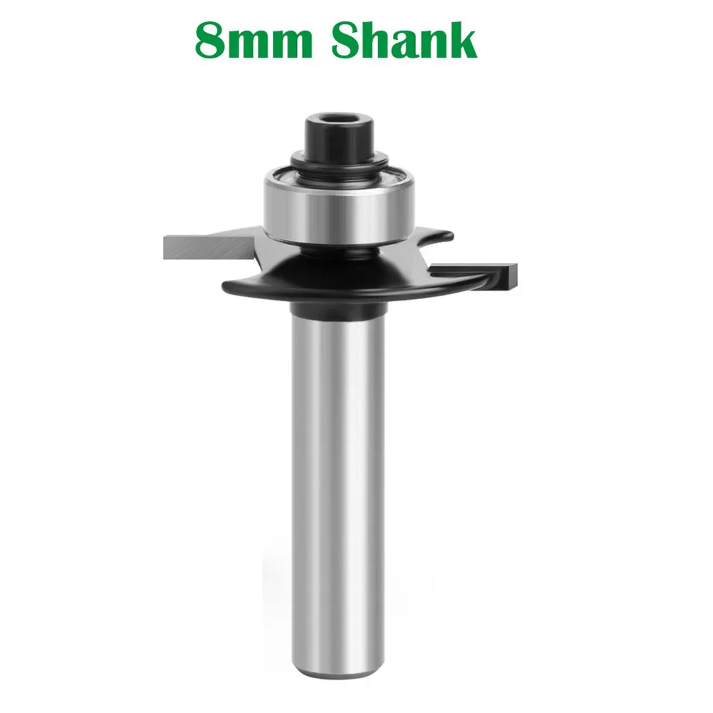 

1PCS Milling Cutters T Sloting Router Bit 8mm Shank 2 Flutes HSS Grooving Biscuit Joint Slot Cutter For Woodworking Tools