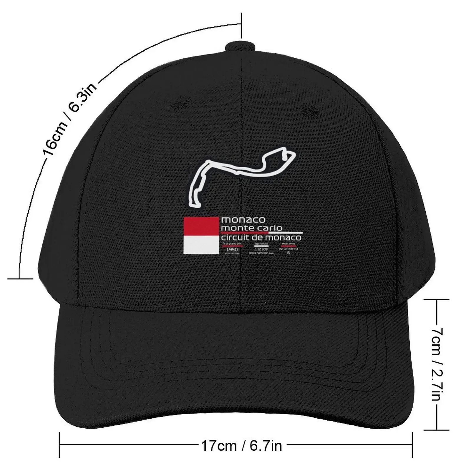 Monaco F1 Records (Circuit de Monaco) Бейсбольная кепка Icon Шляпа дальнобойщика Пляжные шляпы для