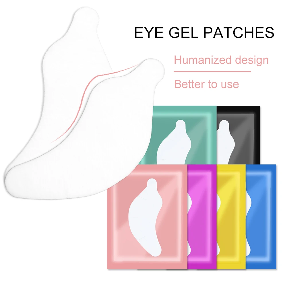20/50 Pairs Eyelash Extension Patch Hydrogel Patches Gel Pad Lash Extension Under Eye Patches Eyelash Pads Eyelashes Patch