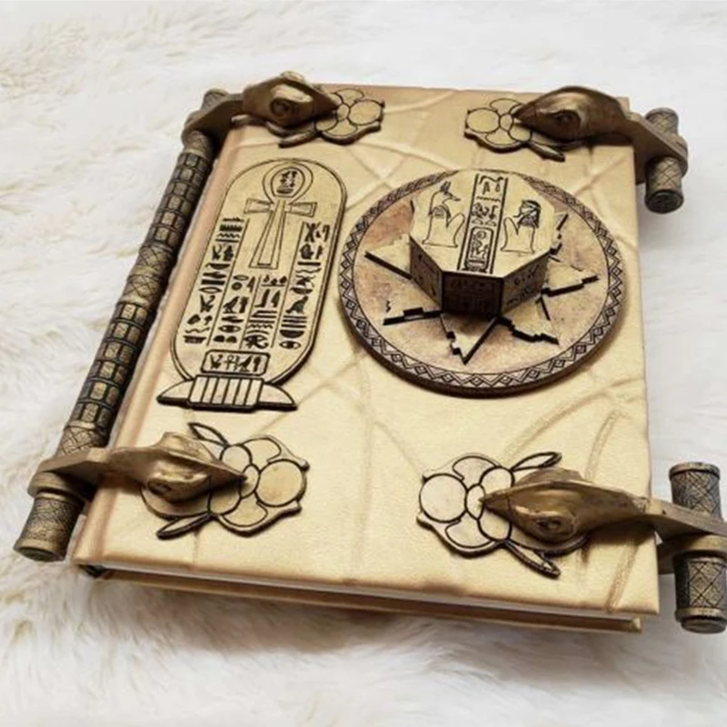

Key of Hamunaptra The Mummy Prop Book of The Dead Book of The Living Easter Gift Easter Can Be Opened Book Box Ornament
