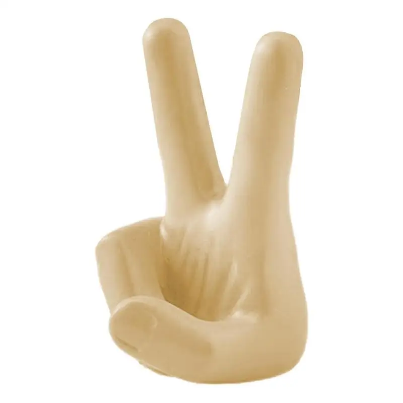 

Hand Finger Gesture Statues Resin Ornament Sculpture Peace Hand Statue Resin Finger Pose Gifts Desk Finger Statues For Desktop