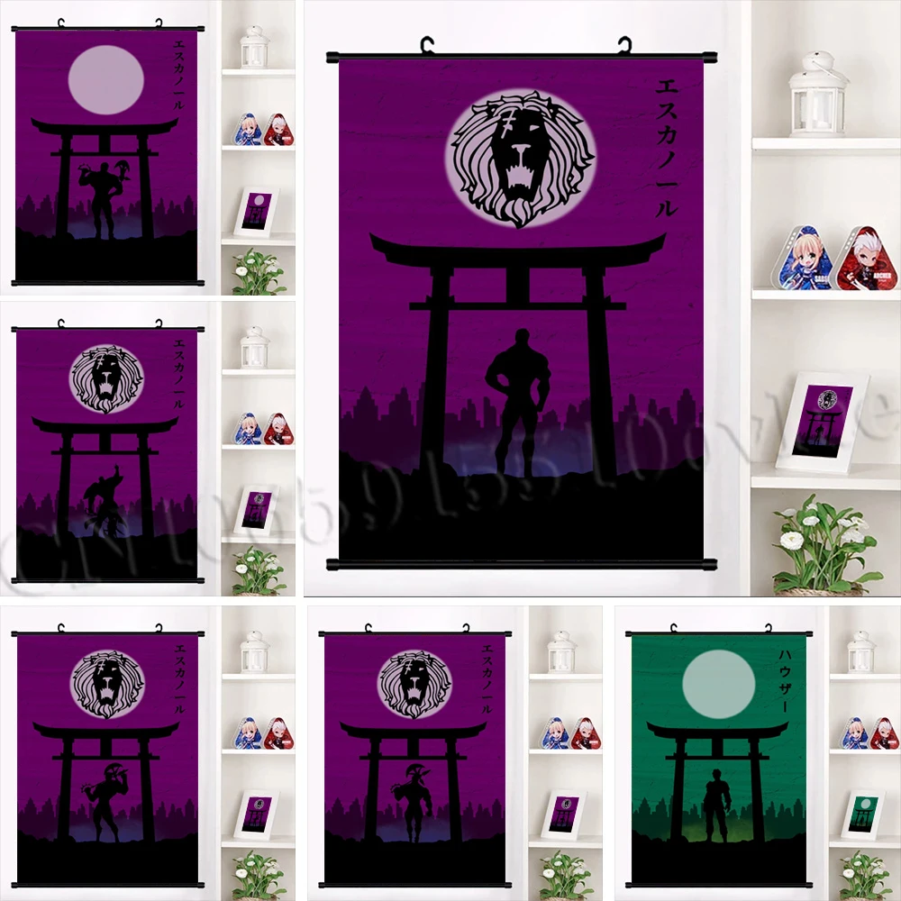 

Художественный плакат "Семь смертных грехов", холст, рисунок львиного Sin of Pride, HD печать на стене, домашние подвесные свитки, роспись, декор для спальни