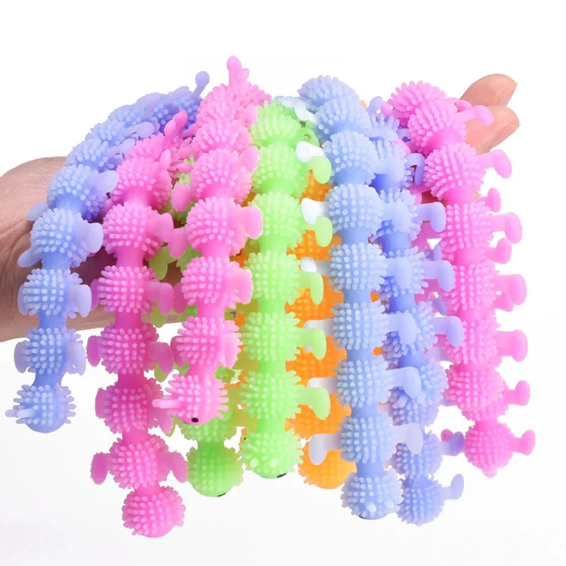 

2022 Worm Noodle Stretch String TPR Rope Anti Stress Toys String Fidget Autism Vent Toys Decompression Toy Sqishy Toy