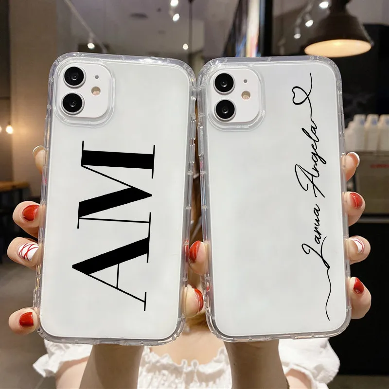 

Custom Name DIY Case Poco X4 Pro Personalized Clear Funda For Xiaomi Poco X3 M3 M4 Pro X3 Nfc GT X2 M2 F3 Mi 11i 11T Pro Cover