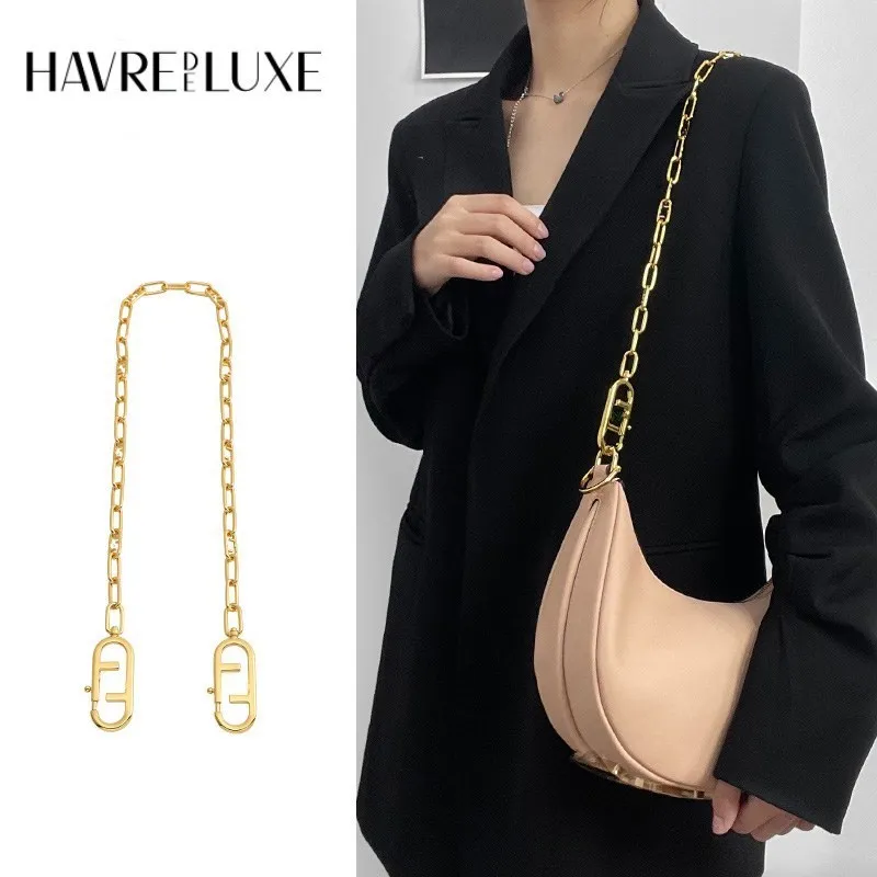 Selenodont Bag Shoulder Strap Niche Design Armpit Metal HookChain High Quality Do Not Fade Single Purchase Bag Strap Accessories