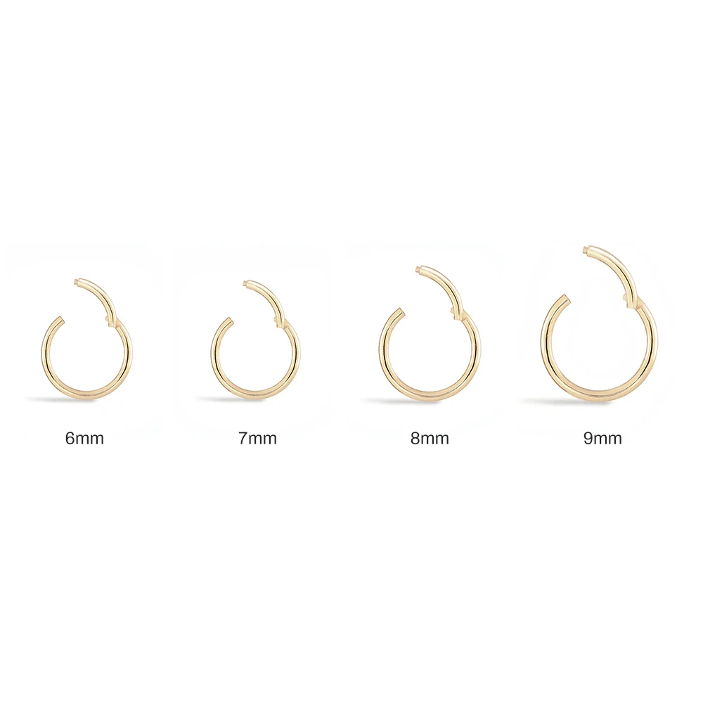 

Boako Seamless nose ring S925 sterling silver single body piercing jewelry simple and small ins style accessories ladies gift