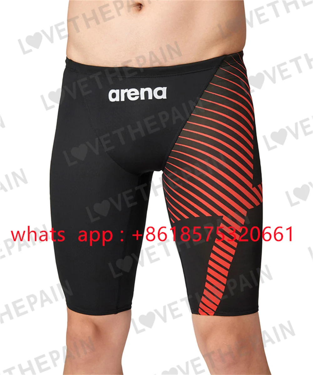 Summer Men's Swim Jammer Endurance Athletic Training Swimsuit Beach Swimming Trunks For Swimwear Jammers Tight Surf Shorts