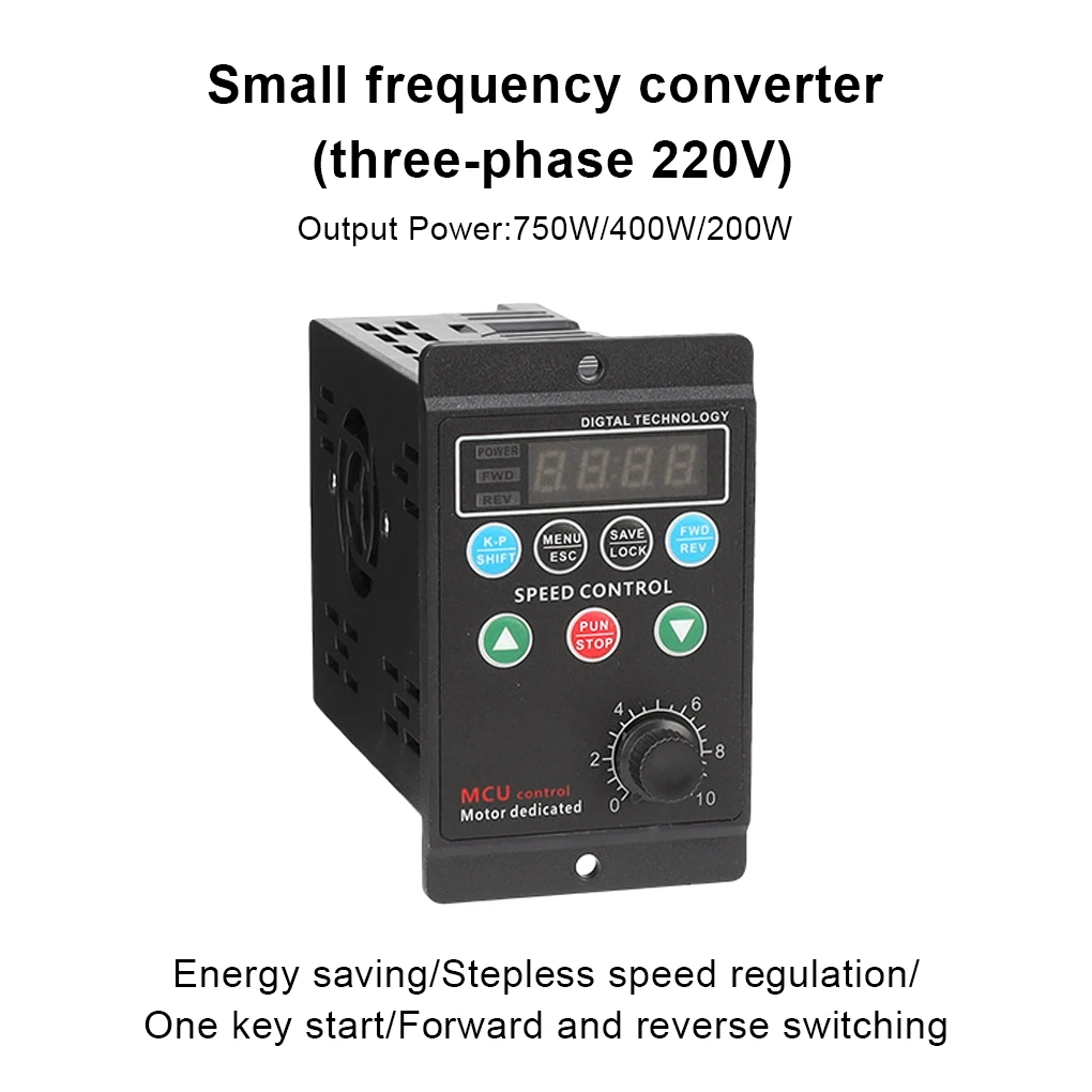 

1-in-3-out Motor Inverter Digital 3 Phase Output Speeds Control Driver Converter Professional Electrical Replacement 400W