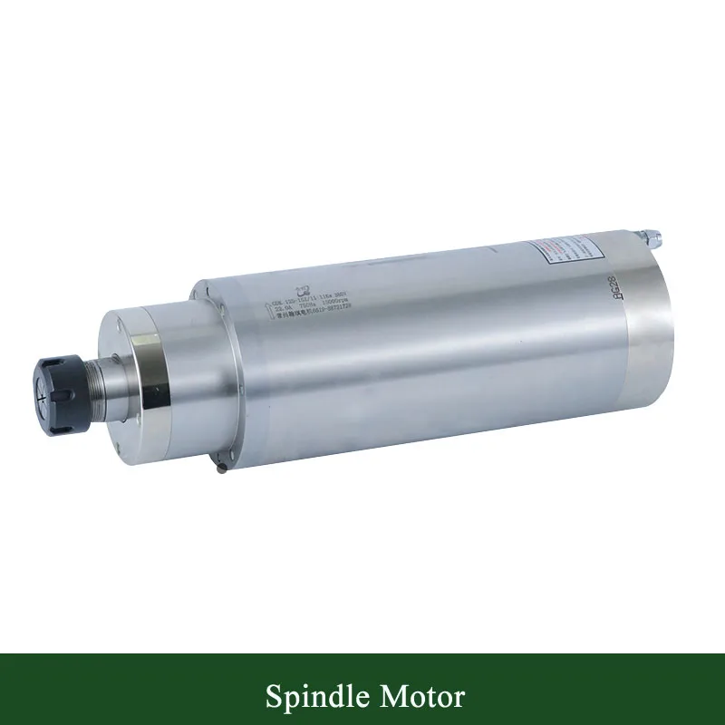 GDK125-15Z/11 электродвигатель шпинделя с постоянным крутящим моментом 11 кВт ER32 15000 об/мин электродвигатель шпинделя с водяным охлаждением 750 Гц D125mm