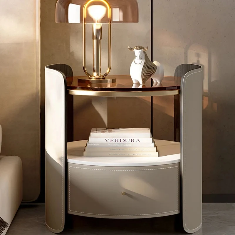 Милая ночная тумбочка для хранения Минималистичная современная спальня простой