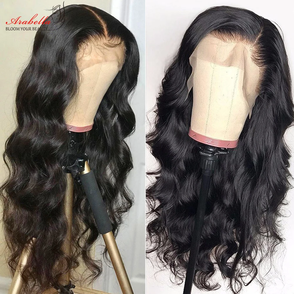 

Wigs Human hair Lace Front Wig 100% Human Hair Wigs Arabella Body Wave Wig 13x4 13x6 Transparent Closure Brazilian Human Hair