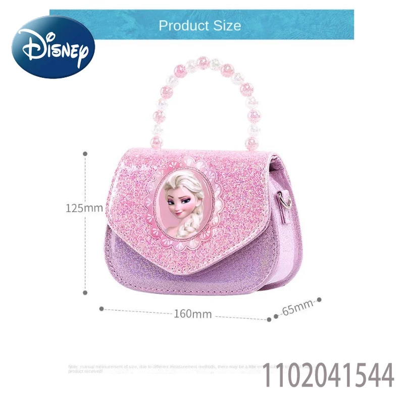 Disney Kids Crossbody Bag for Girls Cute Mini Pink Blue Frozen Tote Bag Luxury Designer Hand Bag  Girls Bag Free Shipping