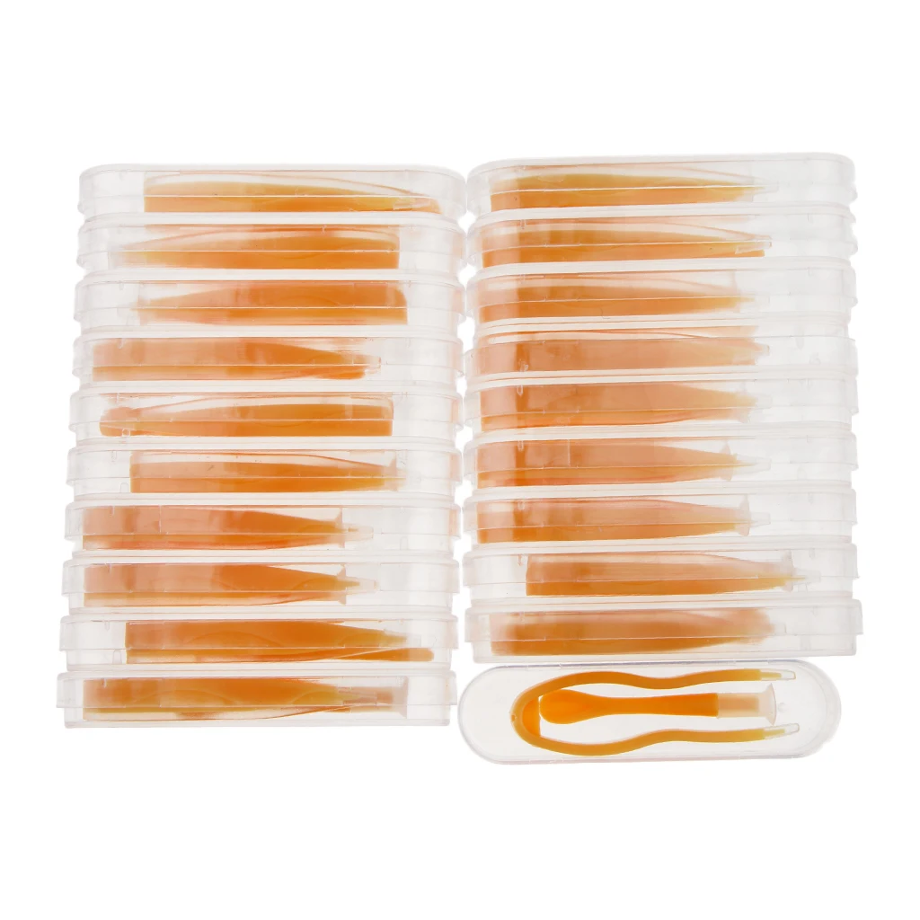 20 наборов для удаления аппликаторов контактных линз пинцеты с мягким