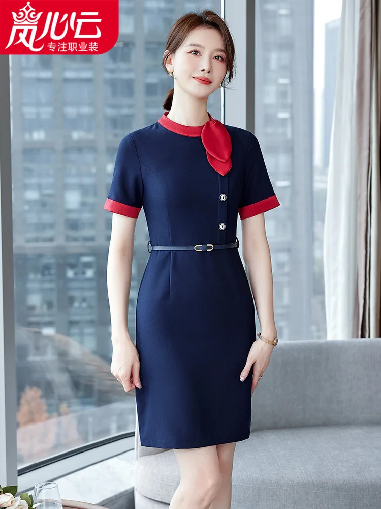 Деловая одежда стюардесс благородное платье фаната Гао богини женское отделение