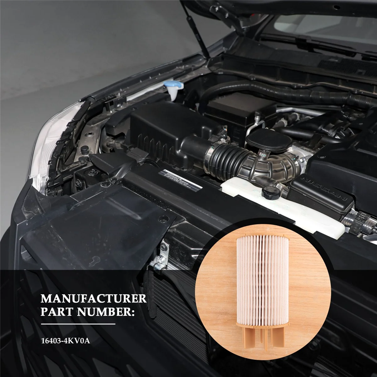 Топливный фильтр Номер Детали 16403-4KV0A топливный s водяной сепаратор для Nissan Navara Np300