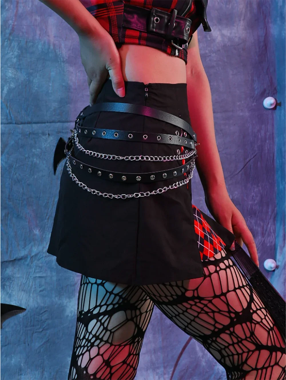 Женская сексуальная портупея для тела из искусственной кожи ремень в стиле