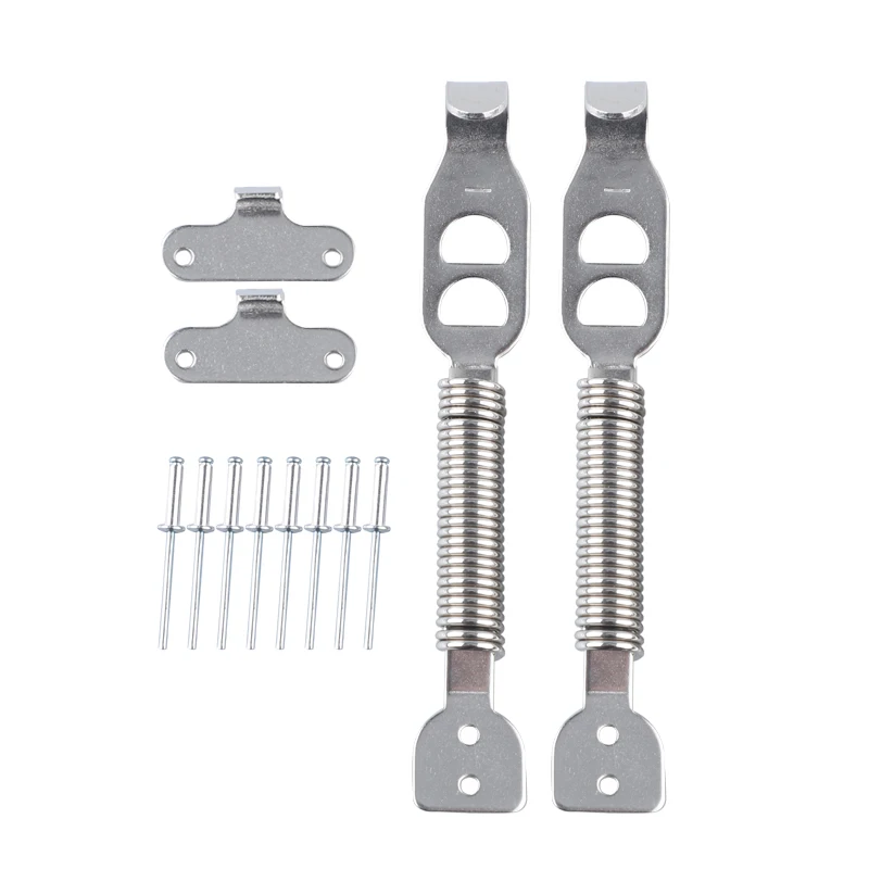 

1 пара автомобильных стайлингов, тюнинговый капот, пружины, зажимы, комплект булавок, панель замка капота, гоночная раллийная безопасность для капота автомобиля, универсальный с логотипом