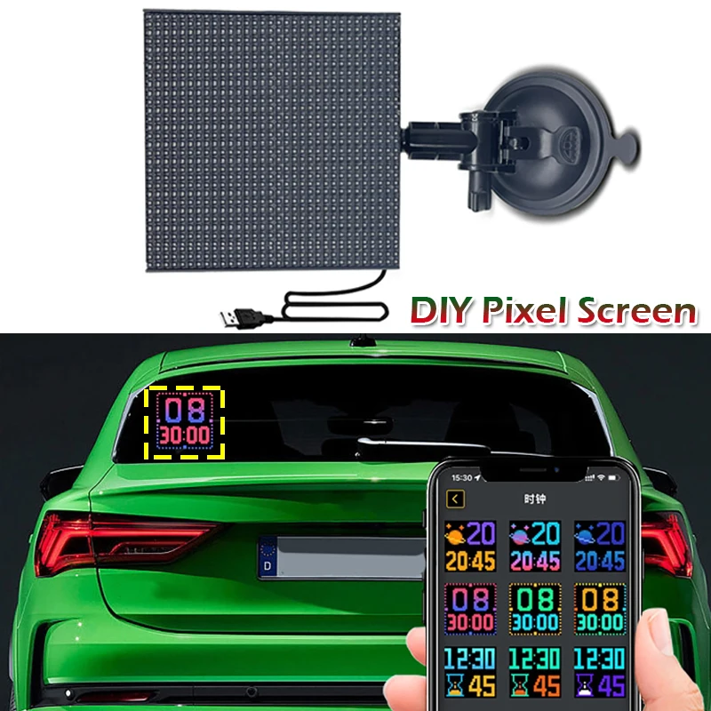 

32*32 фонарь планшетов, USB программируемый экран дисплея для дома/рабочего стола/заднего стекла автомобиля