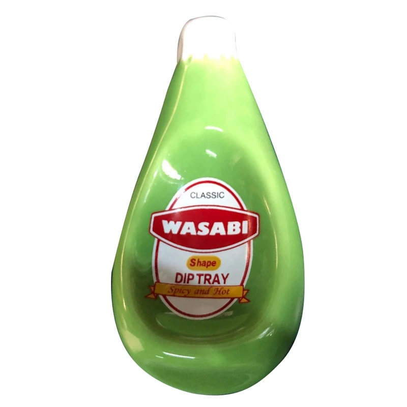 

Керамическая тарелка для соевого соуса в форме горчицы