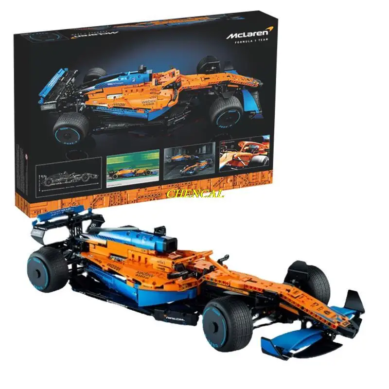 

McLarens Formula 1 Race Car Technical 42141 Model Buiding Kit Block Self-locking Bricks MOC Toys for kids Birthday gift